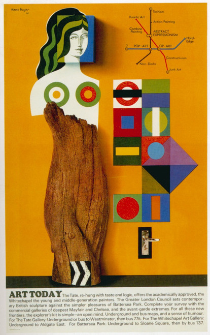 1966-Art Today Art Gallery Poster Canvas Print Wall Decoration A0 A1 A2 A3 A4 A5