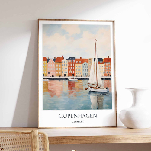 8_Copenhagen Poster, Denmark Poster, Scandinavian Poster, European Poster, Danis