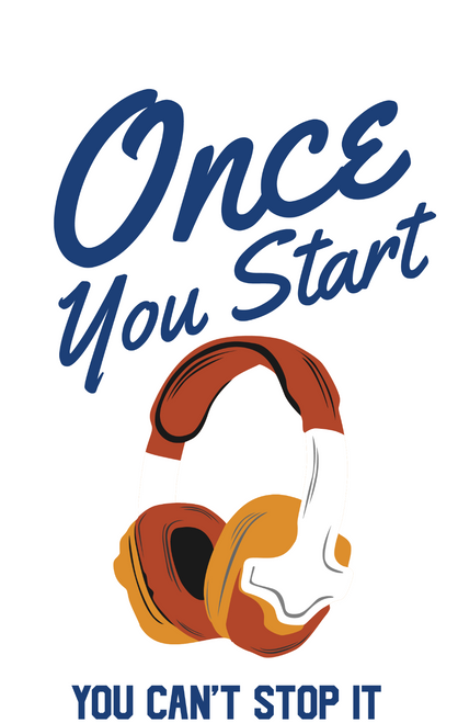 Once You Start You Cant Stop It Poster Canvas Movie Film Print A0 A1 A2 A3 A4 A5