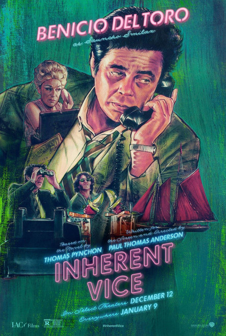 Inherent Vice (2014)_7 Poster Canvas Movie Film Print A0 A1 A2 A3 A4 A5 A6 Art W