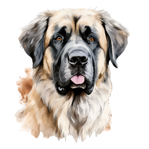 Pyrenean Mastiff (2) Poster Canvas Movie Film Print A0 A1 A2 A3 A4 A5 A6 Art Wal