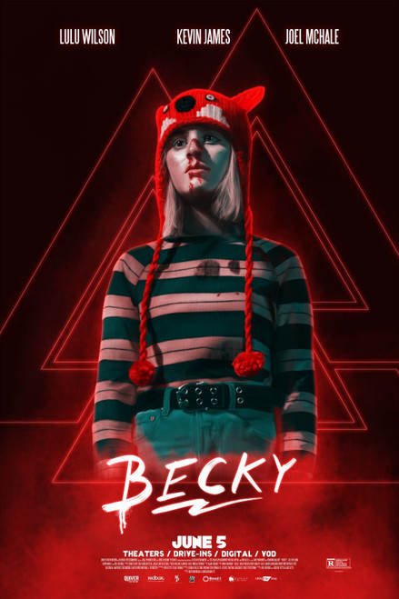 Becky (2020)_2 Movie Film Poster Canvas iconic design Becky (2020)_2 Movie Film Poster Canvas iconic design