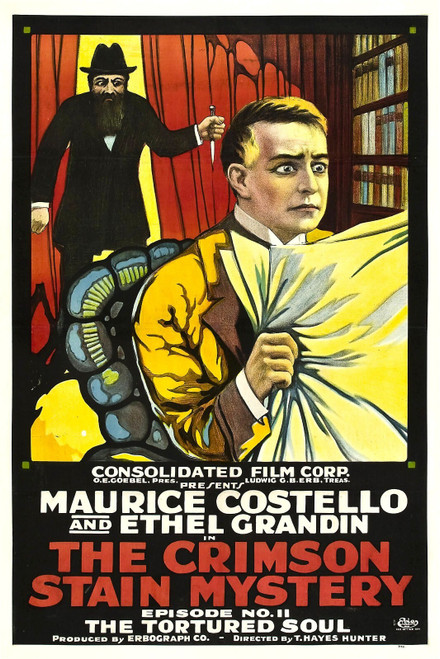 Crimson Stain Mystery 02 Poster Canvas Print Art Painting Decor Reprint wall A0