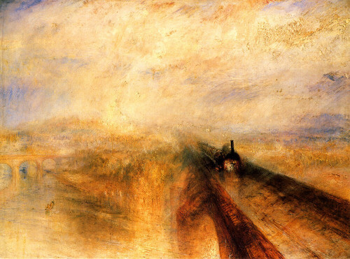Turner_Joseph_Mallord_William_Rain_Steam_and_Speed_the_Great Poster Canvas Movie