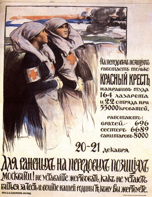 pre-revolutionary Russian CCCP USSR poster (7) Poster Canvas Movie Film Print A0