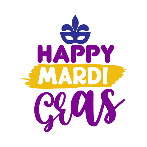 happy Mardi Gras-01 (2) Poster Canvas Movie Film Print A0 A1 A2 A3 A4 A5 A6 Art
