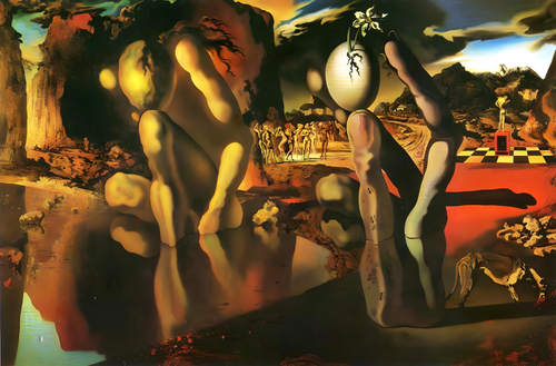 Salvador Dali - Metamorphosis of Narcissus Version 1-fotor-20240108102142 Poster