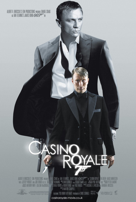 Casino Royale (2006)_9 Movie Film Poster Canvas iconic design Casino Royale (2006)_9 Movie Film Poster Canvas iconic design
