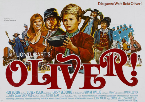 Oliver 1968 2 Poster Canvas Movie Film Print A0 A1 A2 A3 A4 A5 A6 Art Wall Decor