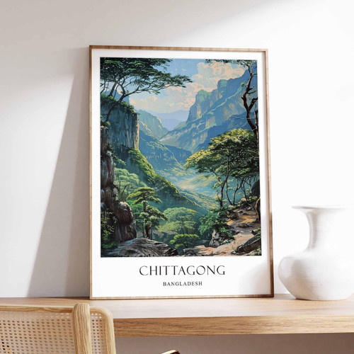 5_Chittagong Poster, Islamic Decor, Islamic Art, Middle Eastern Art, Chittagong