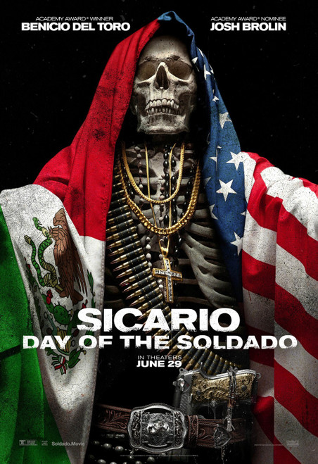 Sicario_ Day of the Soldado 4 Poster Canvas Movie Film Print A0 A1 A2 A3 A4 A5
