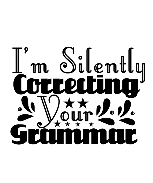 Im Silently Correcting Your Grammar-01 (2) Poster Canvas Movie Film Print A0 A1