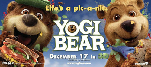 Yogi Bear (2010)_9 Poster Canvas Movie Film Print A0 A1 A2 A3 A4 A5 A6 Art Wall