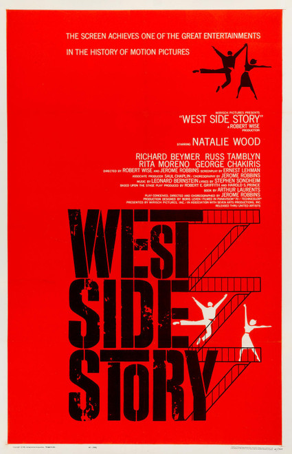 West Side Story - Poster (A0-A4) Film Movie Picture Art Wall Decor Actor