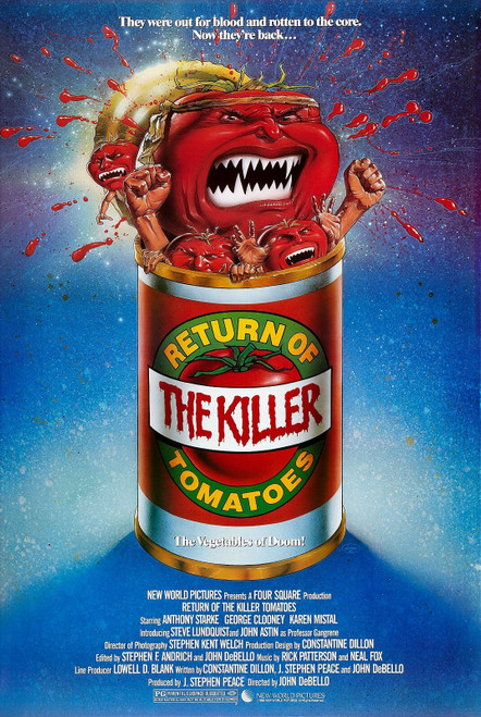 Return Of The Killer Tomatoes 01 Poster Canvas Movie Film Print A0 A1 A2 A3 A4 A