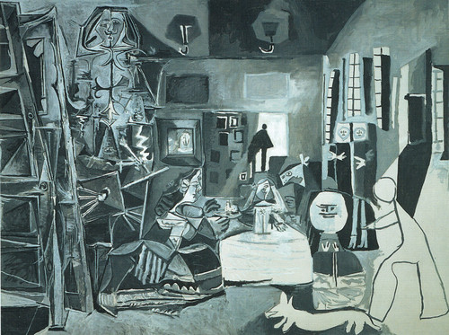 Pablo Picasso - Las Meninas (group) 1957 Poster Canvas Movie Film Print A0 A1 A2