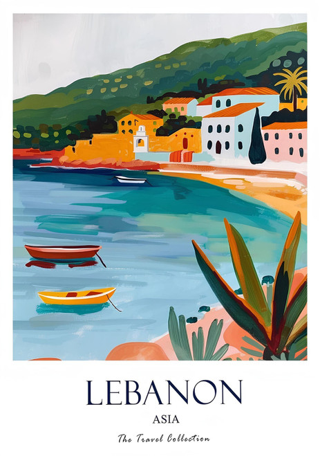 10_Lebanon Print, Lebanon Travel Poster, Middle East Travel Print, Islamic Decor