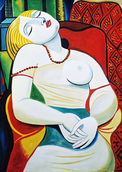 Picasso Pablo Le Reve Triptych (3) Poster Canvas Movie Film Print A0 A1 A2 A3 A4