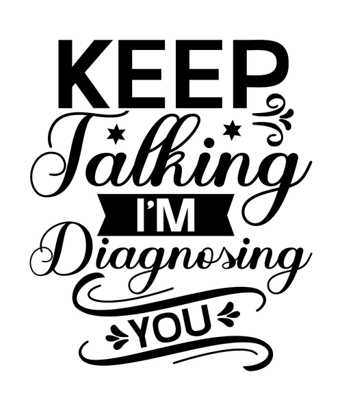 Keep Talking Im Diagnosing You-01 (2) Poster Canvas Movie Film Print A0 A1 A2 A3