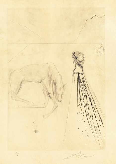 Salvador Dalí Roi, je t'attends à Babylone 1973 Picture 9 Poster Canvas Movie Fi