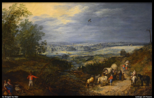 jan-brueghel-the-elder---landscape-with-peasants--jpb_14692936530_o(1) Poster Ca