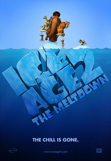 Ice Age 2_ The Meltdown (2006)_6 Poster Canvas Movie Film Print A0 A1 A2 A3 A4 A