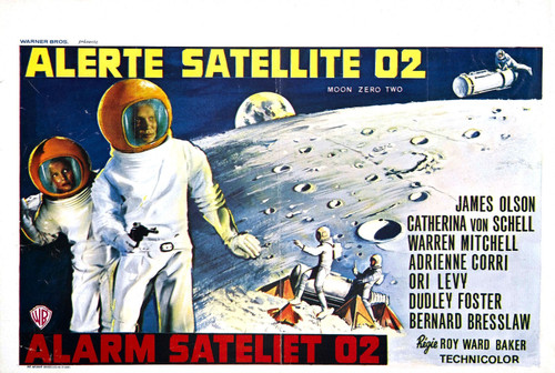 Moon Zero Two 04 Poster Canvas Movie Film Print A0 A1 A2 A3 A4 A5 A6 Art Wall De