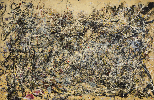 Jackson Pollock - Number 1A, 1948 Poster Canvas Movie Film Print A0 A1 A2 A3 A4