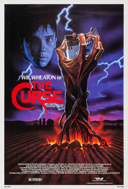 The Curse (1987)_0 Poster Canvas Movie Film Print A0 A1 A2 A3 A4 A5 A6 Art Wall