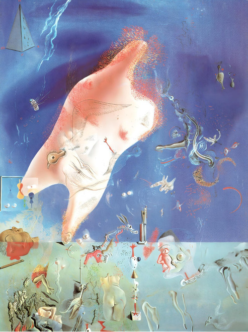 Salvador Dali - Little Cinders-fotor-20240417104215 Poster Canvas Movie Film Pri