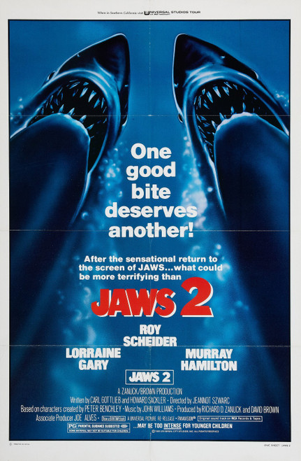 Jaws 2 (1978)_2 Poster Canvas Movie Film Print A0 A1 A2 A3 A4 A5 A6 Art Wall Dec