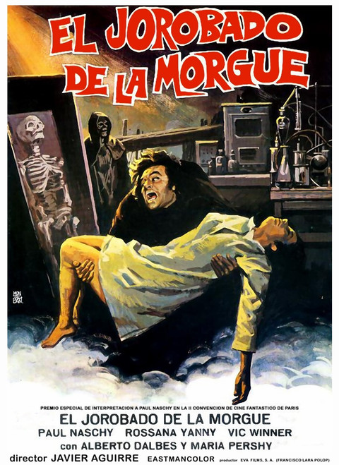 Hunchback Of Morgue 03 Poster Canvas Movie Film Print A0 A1 A2 A3 A4 A5 A6 Art W