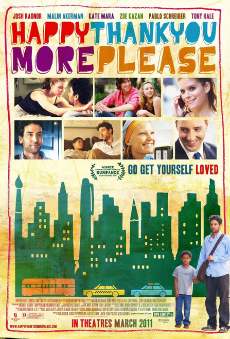 Happythankyoumoreplease (2011)_2 Movie Film Poster Canvas iconic design