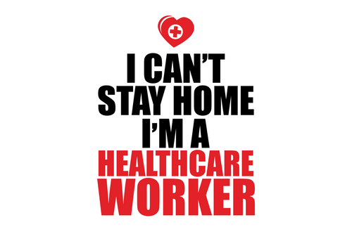 I CANT STAY HOME HEALTHCARE-01 Poster Canvas Movie Film Print A0 A1 A2 A3 A4 A5