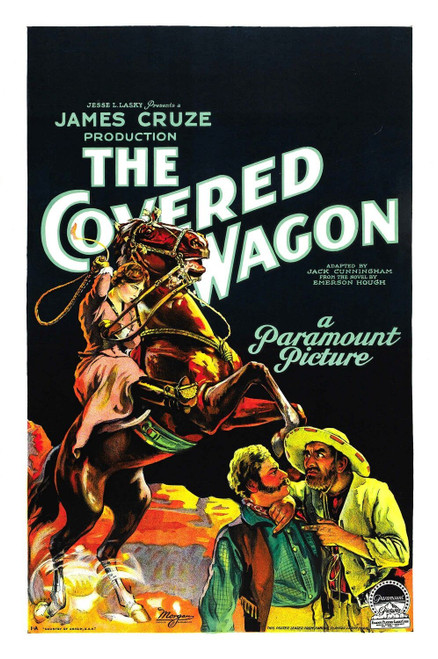 The Covered Wagon (1923)_4 Poster Canvas Movie Film Print A0 A1 A2 A3 A4 A5 A6 A