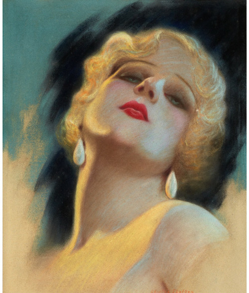 PinUp Girl Jean Harlow Poster Canvas Picture Art Movie Car Game Film Print