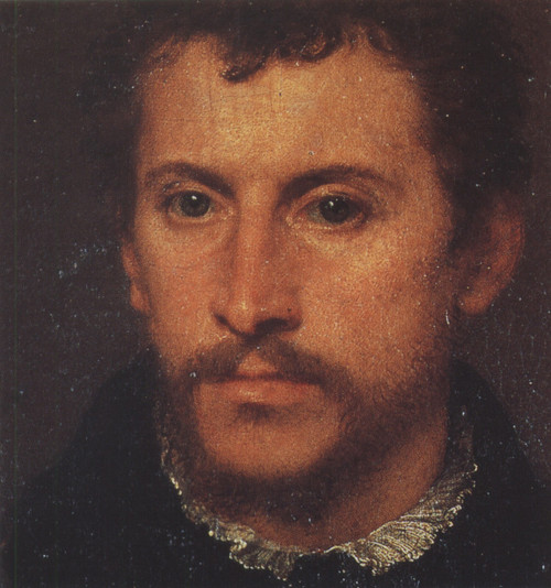 218. detail of the portrait of a man, called the young english Poster Canvas Mov