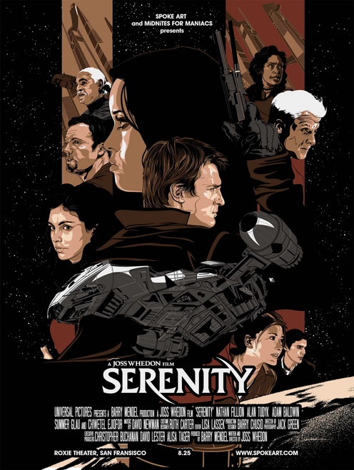 SERENITY (2005) 6 Poster Canvas Movie Film Print A0 A1 A2 A3 A4 A5 A6 Art Wall D