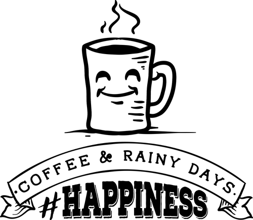 Coffee and rainy days Poster Canvas Movie Film Print A0 A1 A2 A3 A4 A5 A6 Art Wa