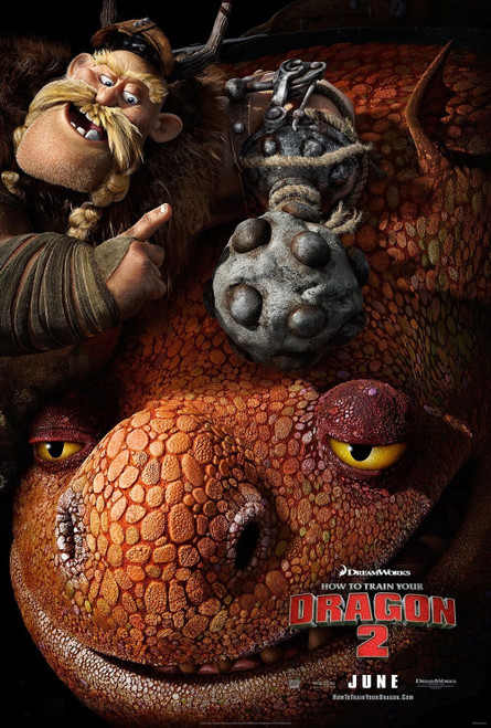 How to Train Your Dragon 2 (2014)_9 Movie Film Poster Canvas iconic design