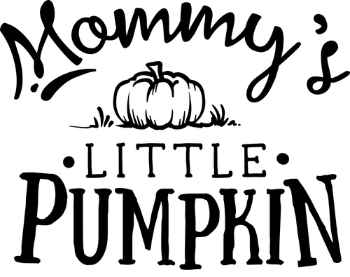 Mommys little pumpkin black Poster Canvas Movie Film Print A0 A1 A2 A3 A4 A5 A6