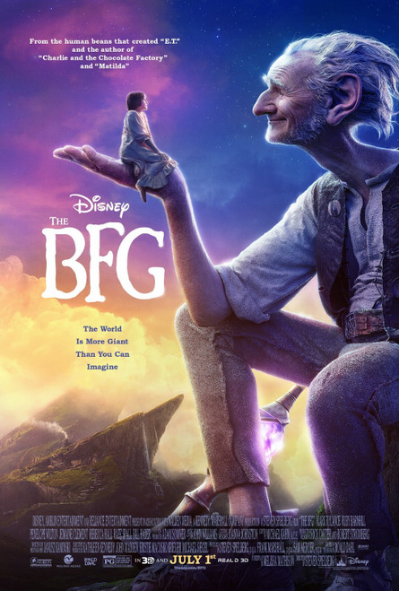 The BFG (2016)_2 Poster Canvas Movie Film Print A0 A1 A2 A3 A4 A5 A6 Art Wall De