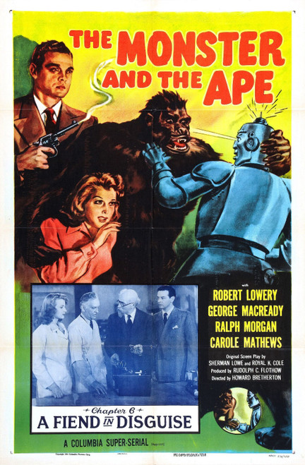 Monster And Ape 01 Poster Canvas Movie Film Print A0 A1 A2 A3 A4 A5 A6 Art Wall