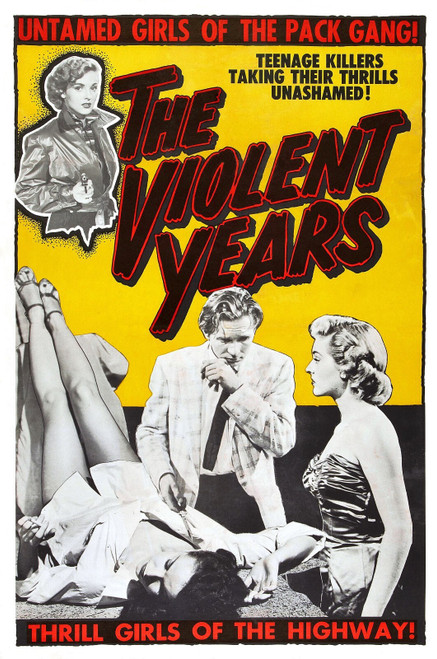 Violent Years 01 Poster Canvas Movie Film Print A0 A1 A2 A3 A4 A5 A6 Art Wall De
