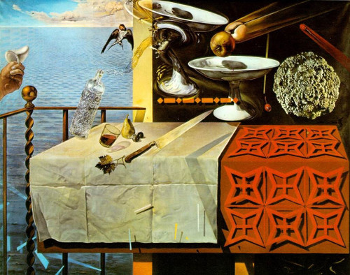 Art - Salvador Dali - Table (1) Poster Canvas Print Art Painting Decor Reprint w