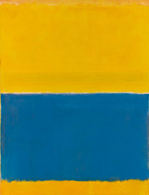 1954 Untitled (Yellow and Blue) oil on canvas 242.9 x 186.7 cm © Kate Rothko Pri