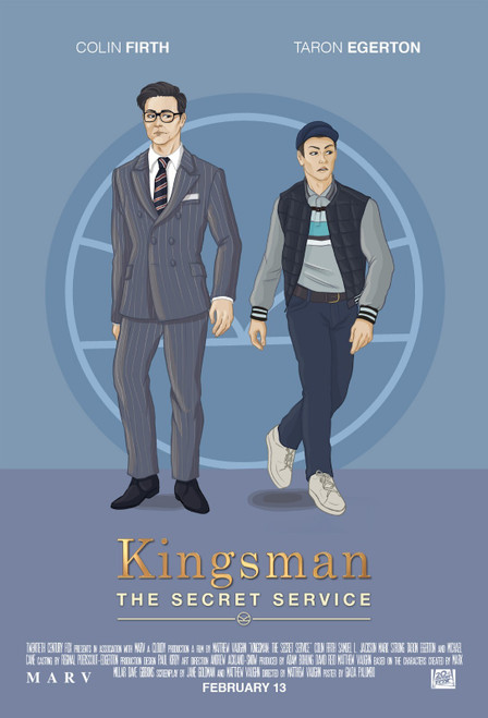 kingsman the secret service 6 Poster Canvas Movie Film Print A0 A1 A2 A3 A4 A5 A