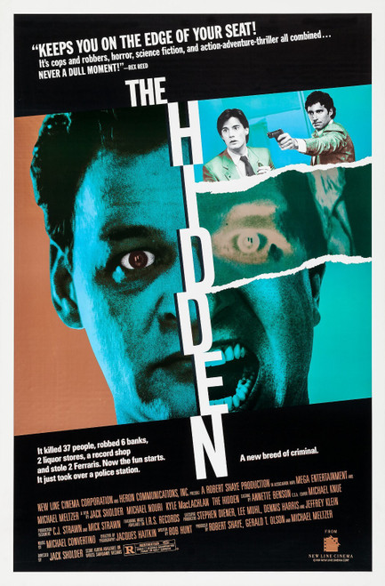 The Hidden (1987)_1 Poster Canvas Movie Film Print A0 A1 A2 A3 A4 A5 A6 Art Wall