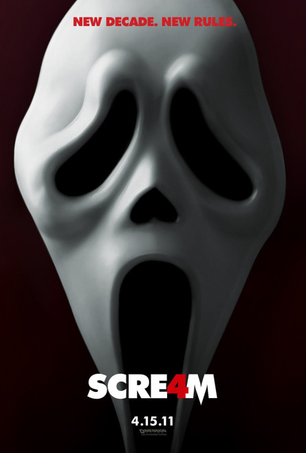 Scream 4 (2011)_1 Poster Canvas Movie Film Print A0 A1 A2 A3 A4 A5 A6 Art Wall D
