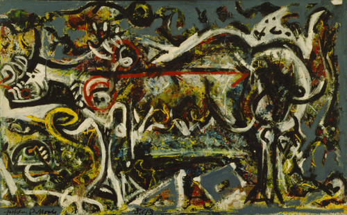 Jackson Pollock - The She-Wolf Poster Canvas Movie Film Print A0 A1 A2 A3 A4 A5